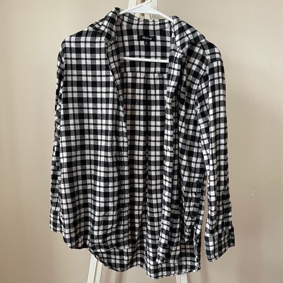 Madewell Plaid Flannel Shirt - Picture 3 of 5